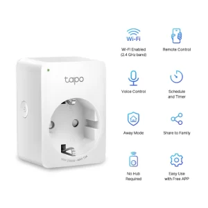 Tapo P100 (2-pack) Mini Smart Wi-Fi Socket