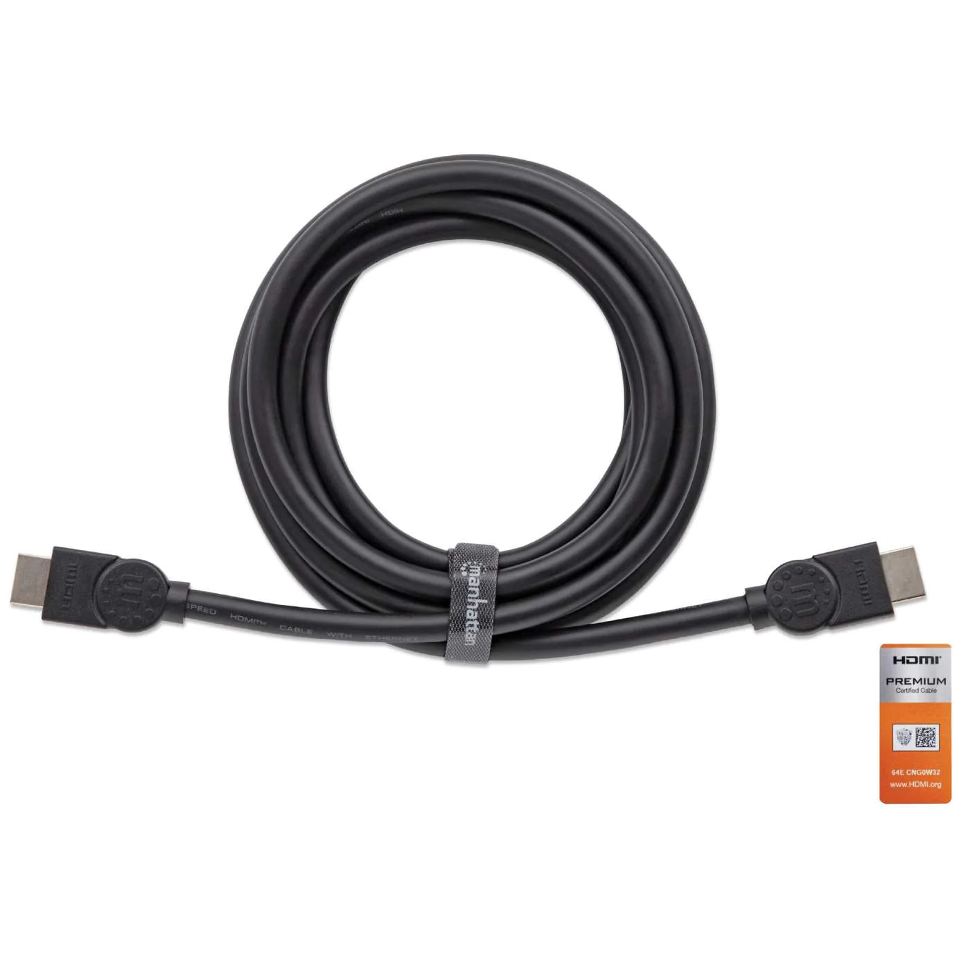 Manhattan 355346 Premium High Speed HDMI Cable with Ethernet,