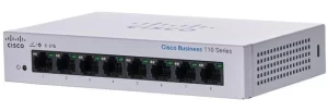 CBS110-8T-D Unmanaged Switch | 8 Port GE | Desktop | Ext PS | Limited Lifetime