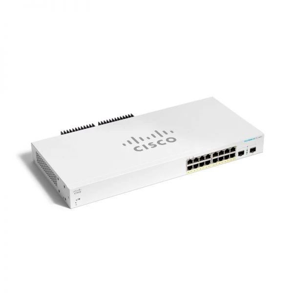 CBS220-16P-2G-EU 16 Ports PoE 2x1G SFP Smart Switch