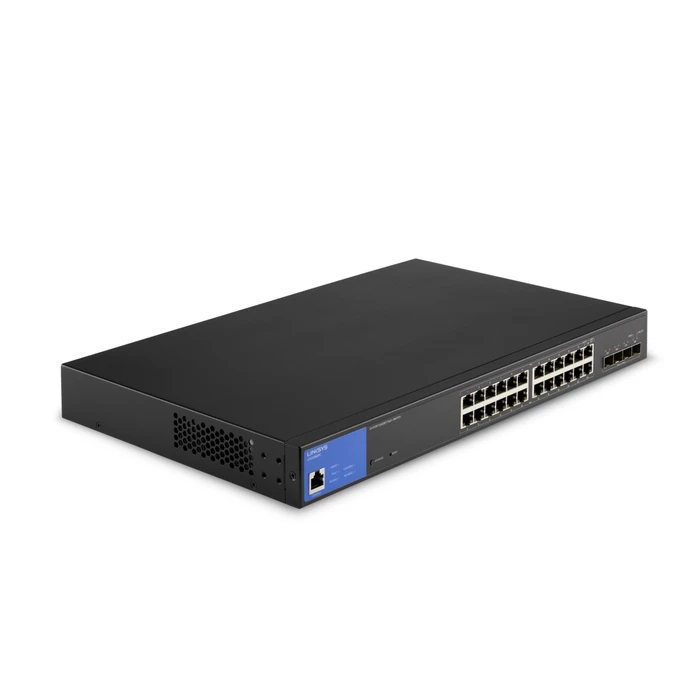 LGS328MPC 24-Port Managed Gigabit PoE+ Switch with 4 10G SFP+ Uplinks 410W TAA Compliant 