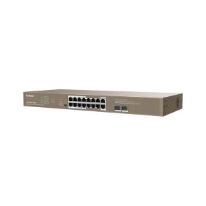 TEG1118P-16-250W 16GE+2SFP Ethernet Switch With 16-Port PoE