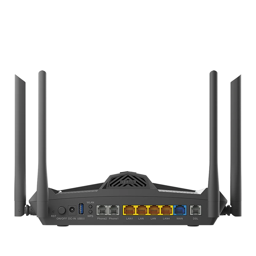DSL-X1852E AX1800 Wi-Fi 6 VDSL2/ ADSL2+ Modem Router with VoIP