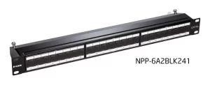NPP-6A2BLKXX1 Cat6A STP Fully Loaded Patch Panel