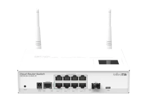 CRS109-8G-1S-2HnD-IN Cloud Router Switch 109-8G-1S-2HnD-IN, desktop enclosure (EU)