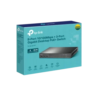 TL-SL1311P 8-Port 10/100Mbps + 3-Port Gigabit Desktop Switch with 8-Port PoE+