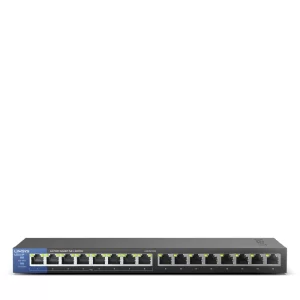 LGS116P Business Desktop Gigabit PoE+ Switch 16 Gigabit Ethernet autosensing ports