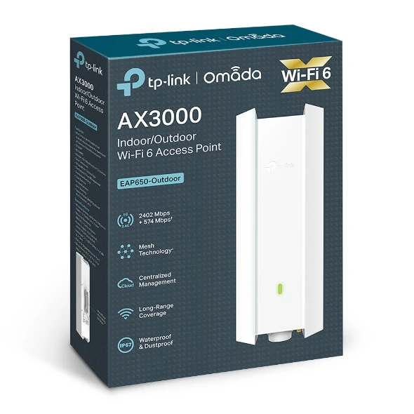 EAP650-Outdoor AX3000 Indoor/Outdoor WiFi 6 Access Point