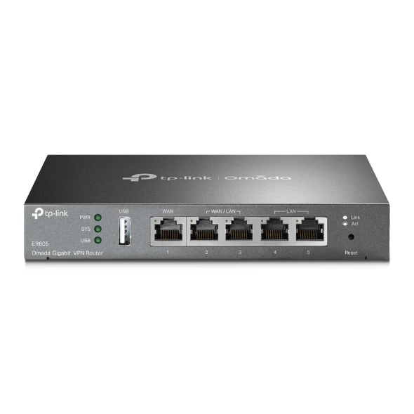 ER605 Omada Gigabit VPN Router Up to 3 WAN Ethernet Ports