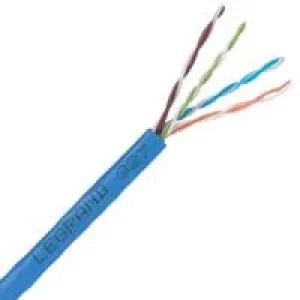 32754 Cable category 6 U/UTP 4 pairs LSZH Euroclass Dca 305 meters blue