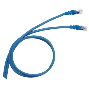 51762 Patch cord and users RJ45 LCS³ category 6 F/UTP screened impedance 100ohms - length 1m - blue PVC