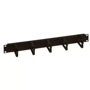 646520 Management panel with 2 axes 1U Depth 68mm Black RAL 9005