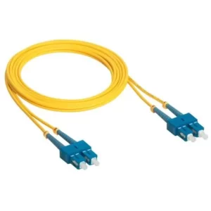 32600 Patch cord fibre optic OS2 singlemode 9/125μm SC/SC duplex 1m