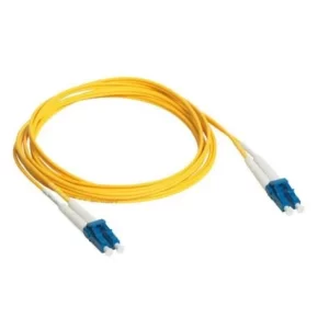 32606 Patch cord fibre optic OS2 singlemode 9/125μm LC/LC duplex 1m
