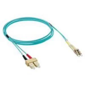 32613 Patch cord fibre optic OM3 multimode 50/125μm SC/LC duplex 2m