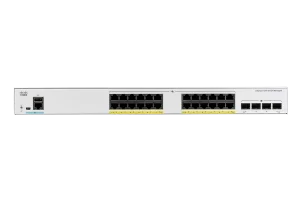 C1000-24P-4G-L Network Switch 24 Gigabit Ethernet PoE+ Ports, 195W PoE Budget