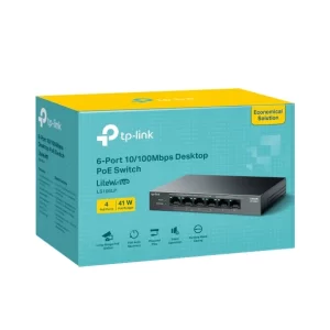 LS106LP 6-Port 10/100Mbps Desktop Switch with 4-Port PoE