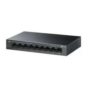 LS109P 9-Port 10/100Mbps Desktop Switch with 8-Port PoE+