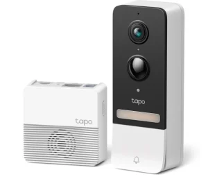 Tapo D230S1 Smart Battery Video Doorbell 2K 5MP Live View, Color Night Vision