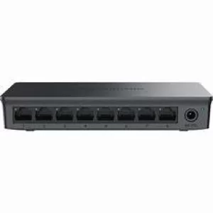 GWN7701 Unmanaged Switch 8x GbE RJ45, plastic case, 5V/0.6A PSU Broadcast/Multicast/Unicast Storm Control (fixed to 100Mbps)