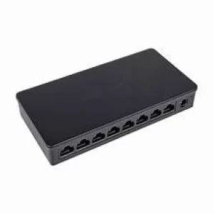 GWN7701 Unmanaged Switch 8x GbE RJ45, plastic case, 5V/0.6A PSU Broadcast/Multicast/Unicast Storm Control (fixed to 100Mbps)