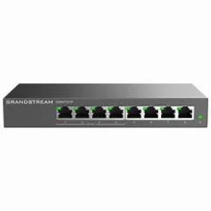 GWN7701P Unmanaged Switch 8x GbE RJ45, 4x PoE 802.3 af/at, 53.5V/1.22A PSU Broadcast/Multicast/Unicast Storm Control 