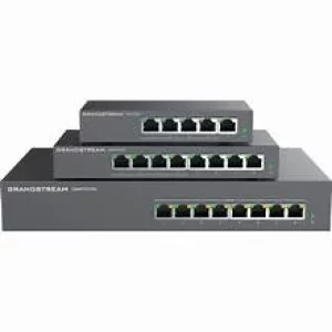 GWN7701P Unmanaged Switch 8x GbE RJ45, 4x PoE 802.3 af/at, 53.5V/1.22A PSU Broadcast/Multicast/Unicast Storm Control 