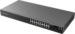 GWN7802P Managed Switch Provides quaternary binding of IP, MAC, VLAN & port; ARP Inspection, IP Source Guard, DoS protection