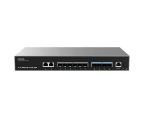 GWN7830 Aggregation Switch Embedded controller to manage switch; GWN.Cloud and GWN Manager, Grandstream’s cloud 