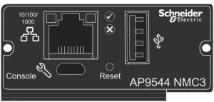 AP9544 Network Management Cards, NMC3 for Easy UPS On-Line, secure remote UPS monitoring and management