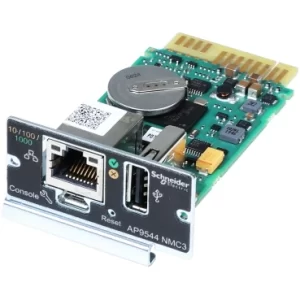 AP9544 Network Management Cards, NMC3 for Easy UPS On-Line, secure remote UPS monitoring and management