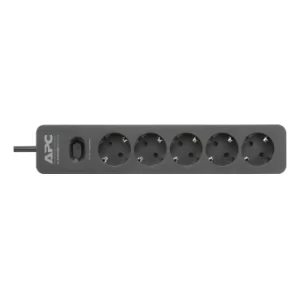 PME5B-GR Power Strip Essential SurgeArrest 5 Outlet Black 230V Germany