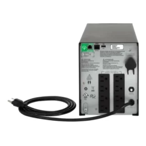 SMC1000IC Smart-UPS C, Line Interactive, 1000VA, Tower, 120V, 8x NEMA 5-15R outlets