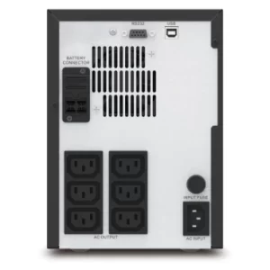 SMV1000I-GR Easy UPS 1 Ph Line Interactive, 1000VA, Tower, 230V, 6 IEC C13 outlets, AVR, LCD