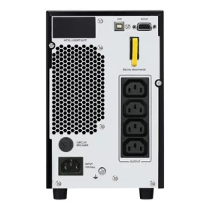 SRV2KI Easy UPS On-Line, 2000VA/1600W, Tower, 230V, 4x IEC C13 outlets, Intelligent Card Slot, LCD