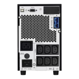 SRV3KIL Easy UPS On-Line, 3kVA/2400W, Tower, 230V, 6x IEC C13 + 1x IEC C19 outlets, Intelligent Card Slot, LCD, Extended runtime