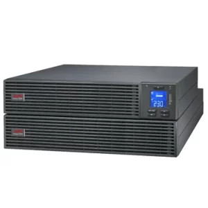 SRV3KRILRK Easy UPS On-Line, 3kVA/2400W, Rackmount 4U, 230V, 6x IEC C13 + 1x IEC C19 outlets, Intelligent Card Slot