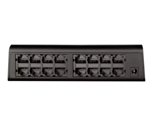 DES-1016A 16-port 10/100 Switch Plug and play technology for simple setup