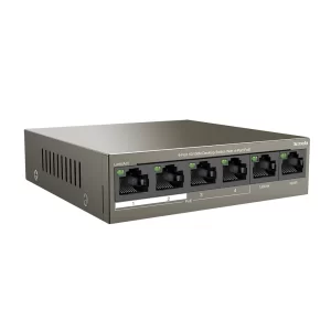 TEF1106P-4-63W  6-Port 10/100M Desktop Switch with 4-Port PoE with 2 uplink ports