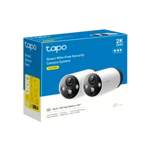 Tapo C420S2 Smart Wire-Free Security Camera System, Full-Color Night Vision