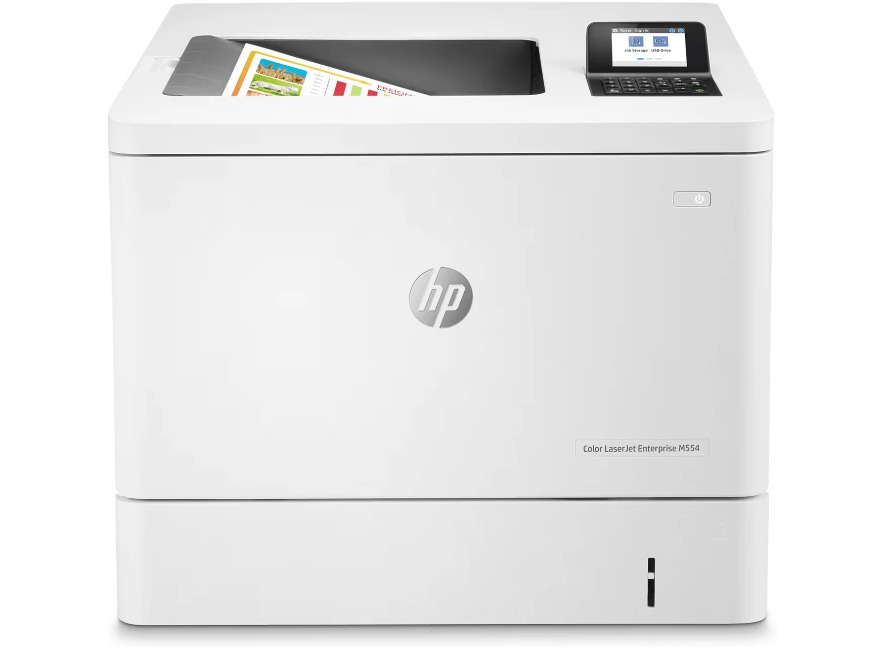 HP LaserJet M554dn Printersmartitnetworkcom 2 Smart it network Color LaserJet Enterprise M554dn Printer Supports printing via smart devices
