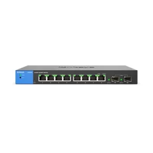 LGS310C is a TAA Compliant, eight-port Managed Gigabit Ethernet Switch with two 1 Gbps SFP Uplinks