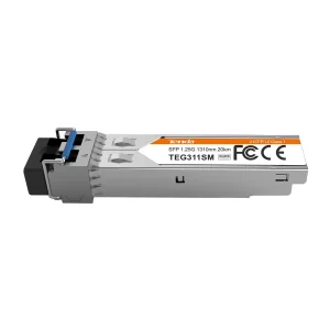 TEG311SM Single Mode Optical Fiber Module Support to matched with Tenda series switch which owns SFP port